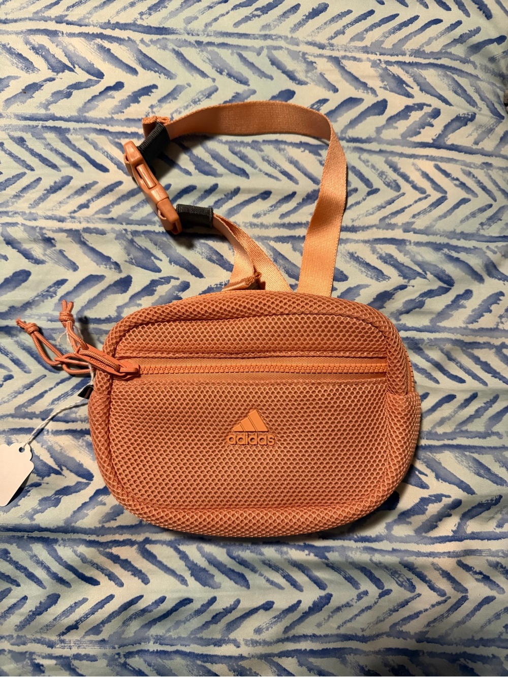Adidas Peach Mesh Waist Bag in perfect condition